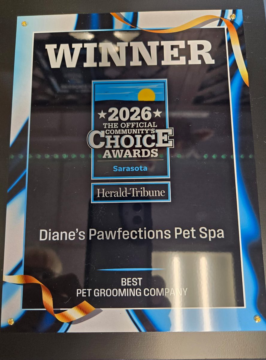 Community's Choice Award 2026 - Best Pet Grooming Company Sarasota Herald-Tribune
